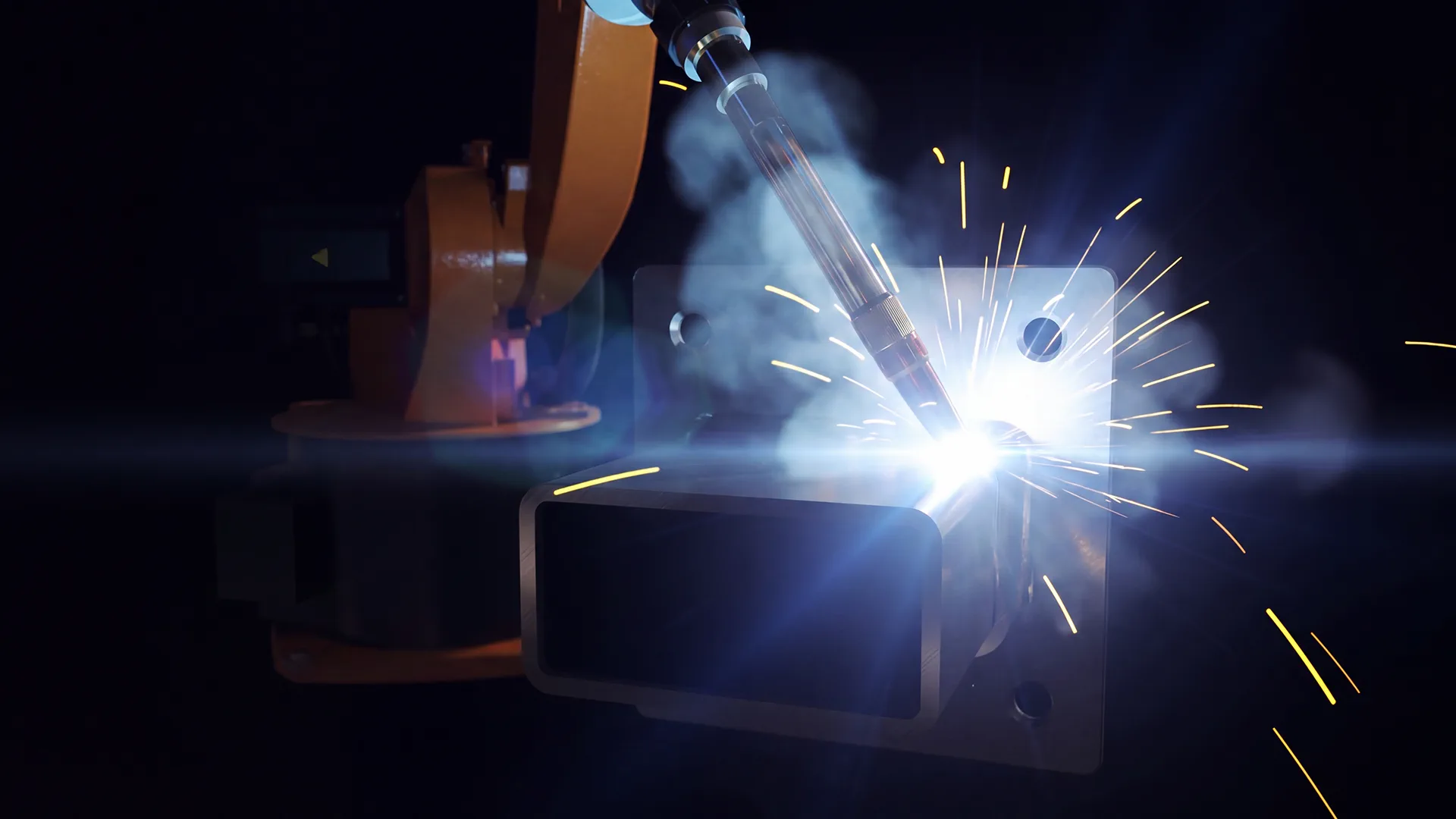Tata Steel productievisualisatie van een lasproces